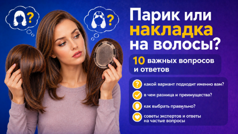 Что выбрать при выпадении волос — накладка на волосы или парик