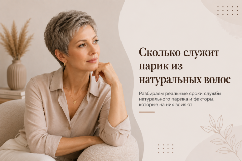 Сколько служит парик из натуральных волос
