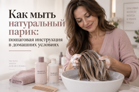 Как правильно мыть натуральный парик — уход за париком из натуральных волос